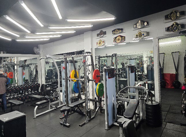 Occupier fit-out, gym unit interior