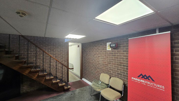First floor office and reception area